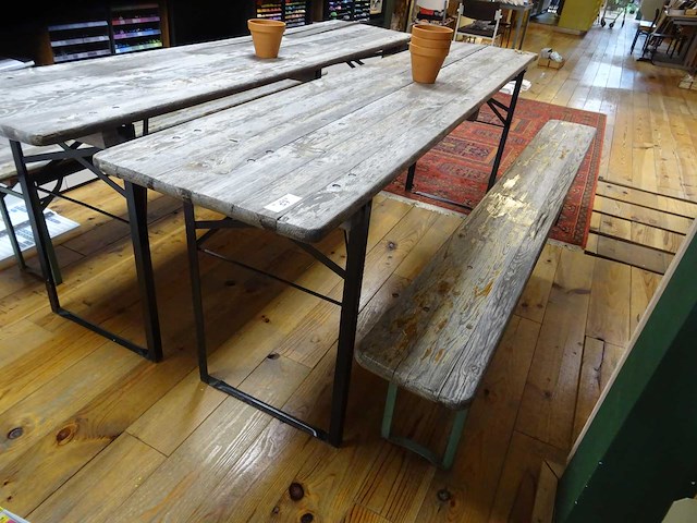 Biertafel en bierbank (4x) - afbeelding 2 van  3
