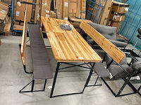 Biertafel met banken - afbeelding 1 van  1
