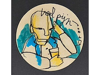 Bierviltje herman brood ‘veel pijn’ - afbeelding 1 van  3