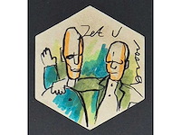 Bierviltje herman brood ‘zet u’ - afbeelding 1 van  3