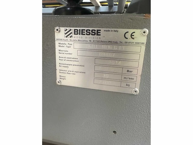 Biesse skill - 2014 - 18.36gft - verticale cnc -bewerkingscentra - afbeelding 4 van  13