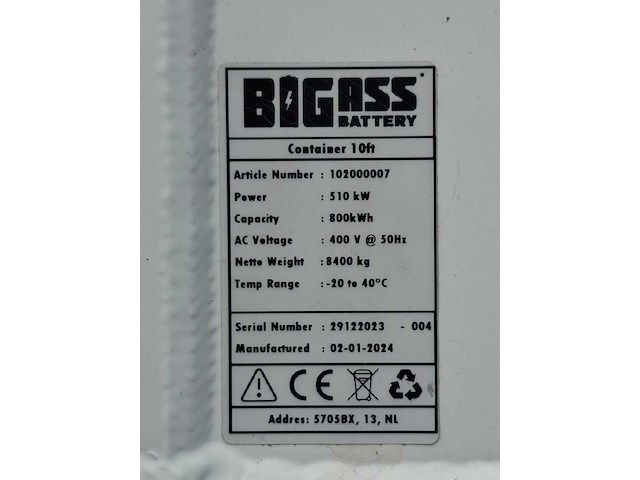 Big ass - 2024 - 510kw-800kwh - energieopslagsysteem - afbeelding 13 van  16