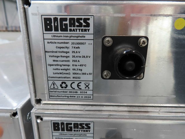 Big ass - 2024 - 7,0kw - batterij (5x) - afbeelding 2 van  5