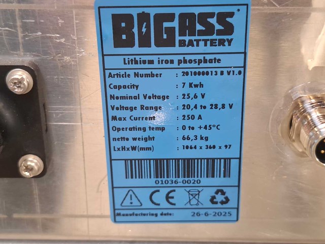 Big ass - 2025 - 7.0kw - batterij (8x) - afbeelding 4 van  4