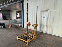 Big bag vulstelling met 3 staanders – 1000 × 1000 × 2300 mm - afbeelding 3 van  5