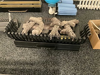 Bigfire branderset met glasblok en houtstammenset - afbeelding 1 van  3