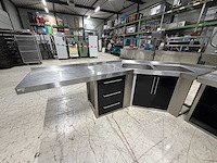 Bijkerk -rvs/trespa- keukenopstelling - afbeelding 5 van  12