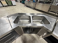 Bijkerk -rvs/trespa- keukenopstelling - afbeelding 6 van  12