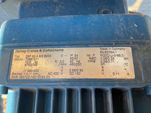 Bijlsma enkelligger bovenloophalkraan - afbeelding 8 van  16