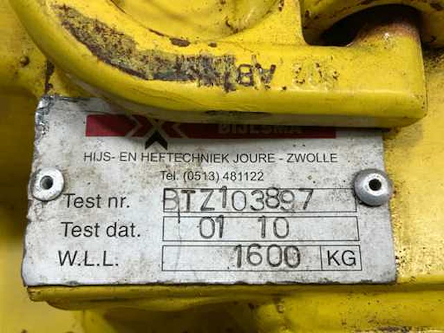 Bijlsma hijstraverse (2x) - afbeelding 2 van  2