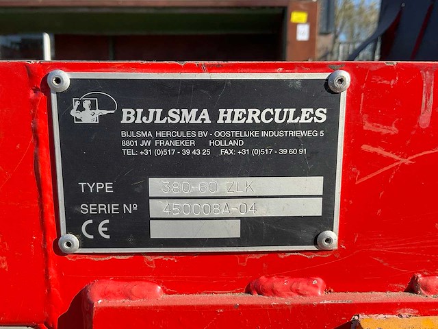 Bijslma hercules 380-60 zlk rollen leestafel - afbeelding 4 van  4