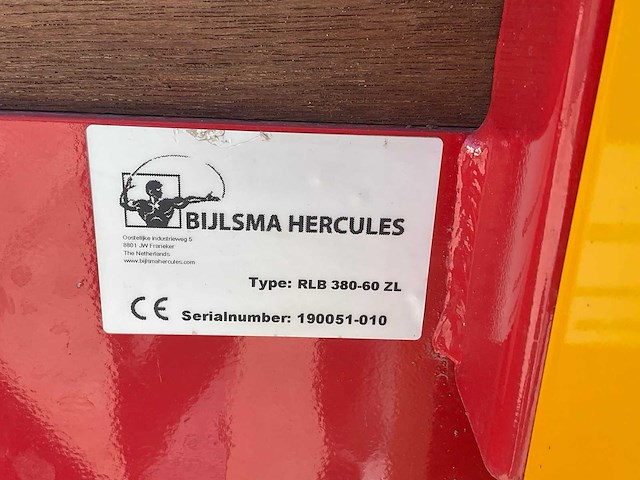 Bijslma hercules rlb 380-60 zl rollen leestafel - afbeelding 7 van  7