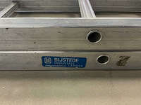Bijstede aluminium schuifladder 2x10 - afbeelding 3 van  3