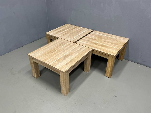 Bijzet tafel - 67,5x67,5x43,5 cm (3x) - afbeelding 1 van  7