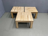 Bijzet tafel - 67,5x67,5x43,5 cm (3x) - afbeelding 2 van  7