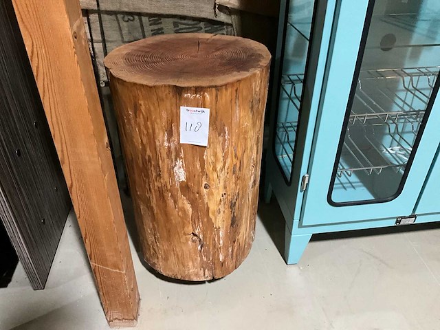 Bijzettafel - boomstam - afbeelding 1 van  5