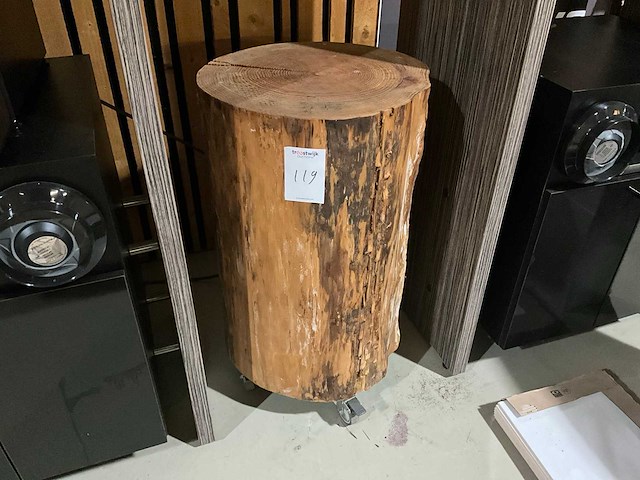 Bijzettafel - boomstam - afbeelding 1 van  5