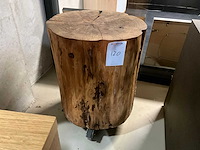 Bijzettafel - boomstam - afbeelding 1 van  5
