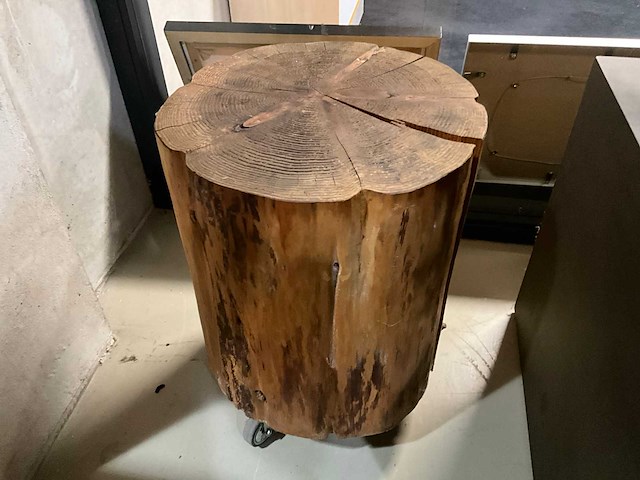 Bijzettafel - boomstam - afbeelding 2 van  5