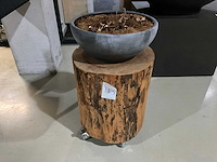 Bijzettafel - boomstam - afbeelding 1 van  7