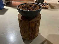 Bijzettafel - boomstam - afbeelding 3 van  7