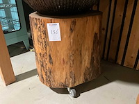 Bijzettafel - boomstam - afbeelding 1 van  4