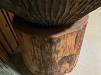 Bijzettafel - boomstam - afbeelding 3 van  4