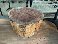 Bijzettafel - boomstam - afbeelding 3 van  7