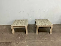 Bijzettafel (2x)