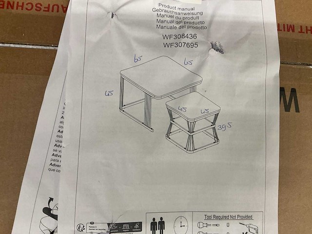 Bijzettafel (2x) - afbeelding 2 van  3