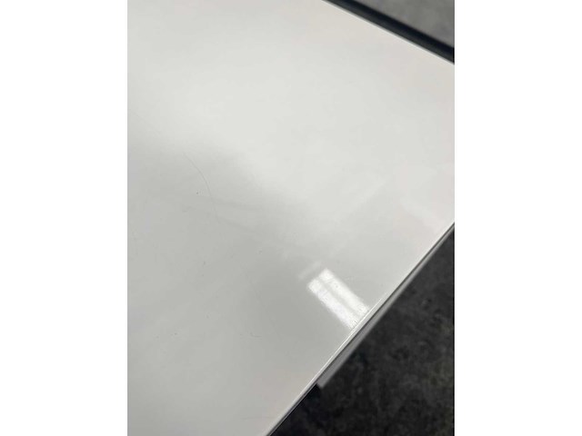 Bijzettafel 80x80 wit hoogglans - afbeelding 3 van  6