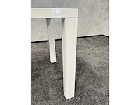 Bijzettafel 80x80 wit hoogglans - afbeelding 4 van  4