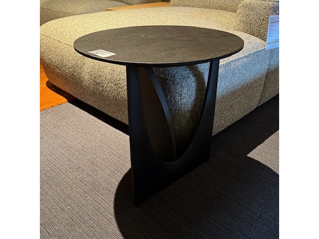 Bijzettafel, etnicraft, geometric, zwart - afbeelding 3 van  4
