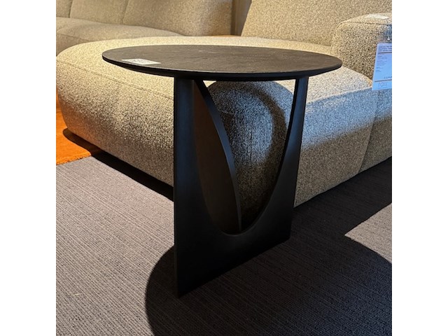 Bijzettafel, etnicraft, geometric, zwart - afbeelding 4 van  4