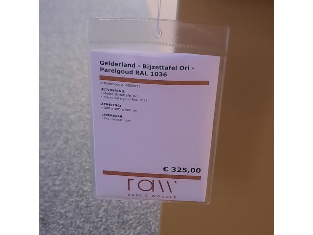 Bijzettafel gelderland, ori, parelgoud - afbeelding 3 van  5
