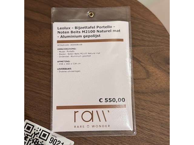 Bijzettafel leolux, portello - afbeelding 2 van  5