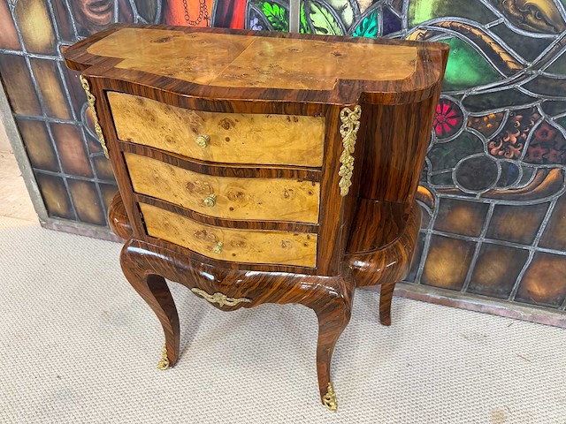 Bijzettafel louis quinze stijl 60 cm breed - afbeelding 1 van  3