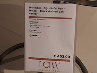 Bijzettafel meridiani, pek, zwart - afbeelding 2 van  5