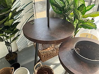 Bijzettafel met accessoires (2x) - afbeelding 2 van  8