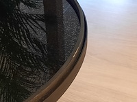 Bijzettafel met dienblad ethnicraft, zwart - afbeelding 5 van  6