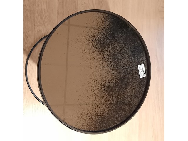 Bijzettafel met dienblad ethnicraft, zwart - afbeelding 6 van  6