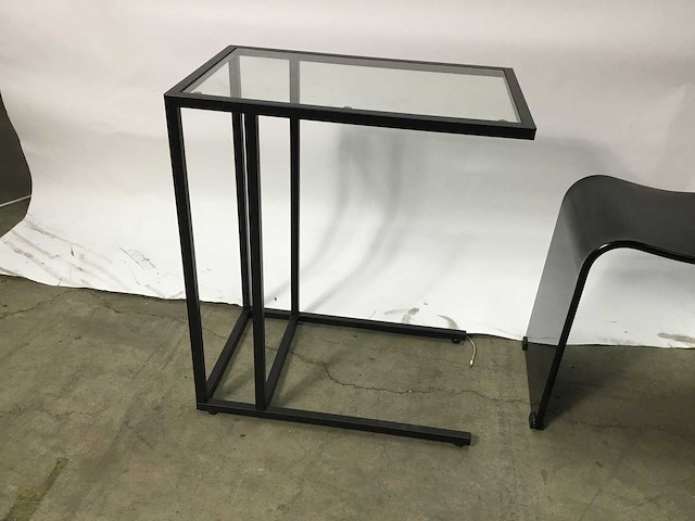 Bijzettafel met kruk - afbeelding 3 van  6