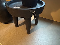 Bijzettafel met kunstplant en pot met deksel, raw interiors/colours&green - afbeelding 4 van  7