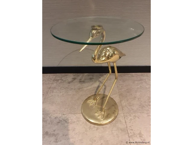 Bijzettafel met vogelvormige voet - afbeelding 1 van  3