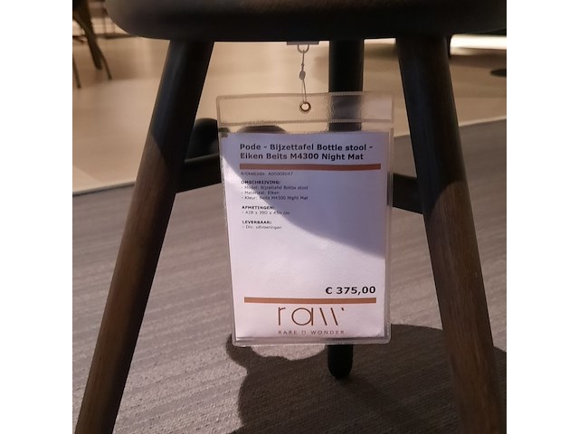 Bijzettafel pode, bottle stool - afbeelding 3 van  5