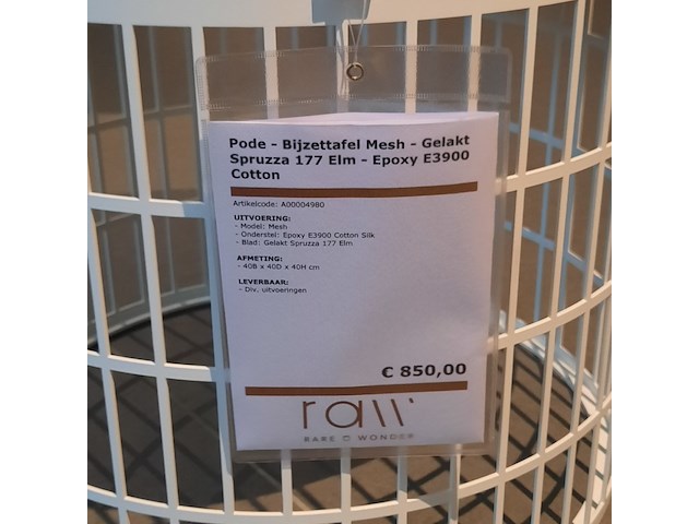 Bijzettafel pode, mesh - afbeelding 2 van  4