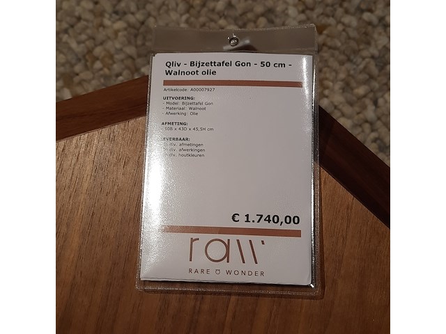 Bijzettafel qliv, gon - afbeelding 2 van  4