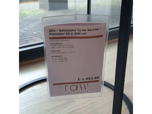 Bijzettafel qliv, to be served, zwart - afbeelding 2 van  8