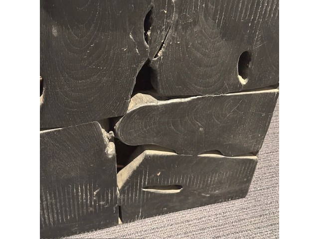 Bijzettafel, raw design, zwart - afbeelding 4 van  4