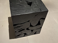 Bijzettafel raw interiors, teakstand, zwart - afbeelding 4 van  4